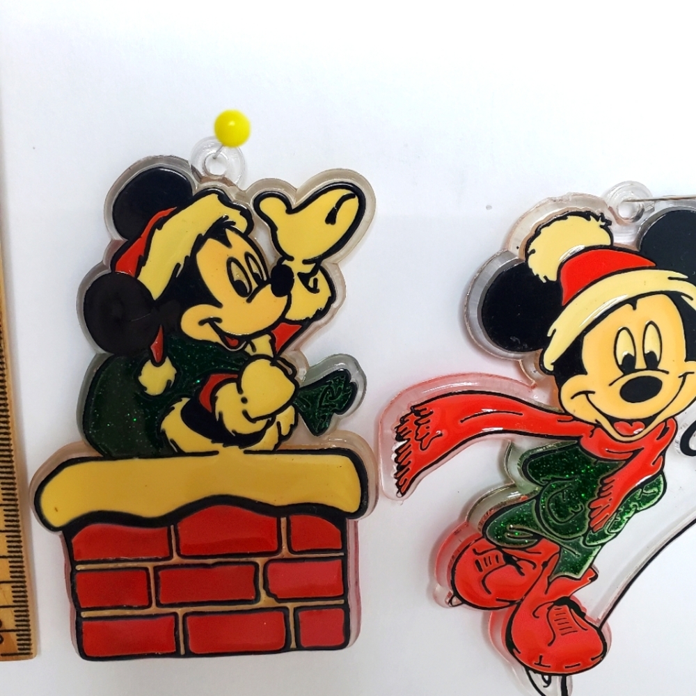 Mickey Mouse Plastic Christmas Ornament Vintage Kurt Adler